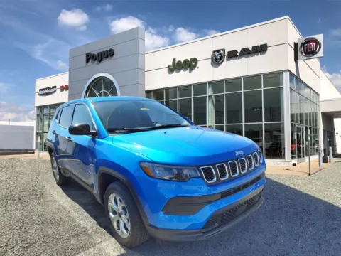 Blue 2025 Jeep Compass COMPASS SPORT 4X4 for sale in Powderly, KY