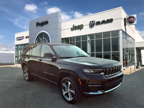 Black 2025 Jeep Grand Cherokee GRAND CHEROKEE L LIMITED 4X4 for sale in Powderly, KY