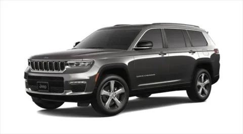 Gray 2025 Jeep Grand Cherokee GRAND CHEROKEE L LIMITED 4X4 for sale in Powderly, KY