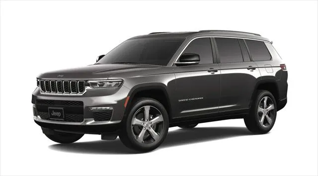 Gray 2025 Jeep Grand Cherokee GRAND CHEROKEE L LIMITED 4X4 for sale in Powderly, KY