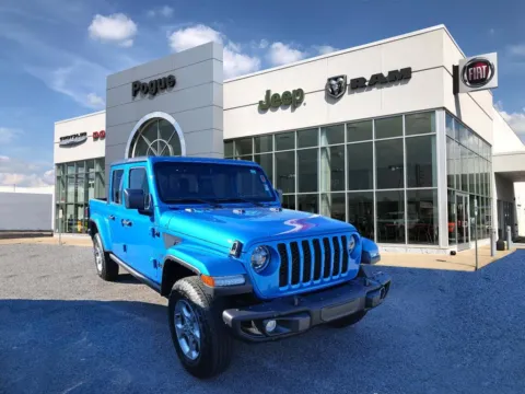 Blue 2021 Jeep Gladiator Sport for sale in Powderly, KY