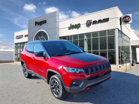 Red 2024 Jeep Compass Trailhawk for sale in Powderly, KY