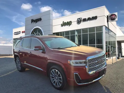 Red 2021 GMC Acadia Denali for sale in Powderly, KY