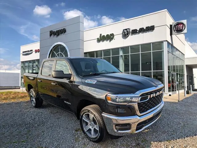 Black 2025 RAM 1500 TRADESMAN CREW CAB 4X4 5'7' BOX for sale in Powderly, KY