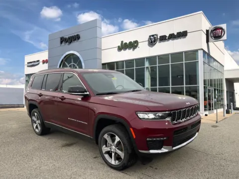 Red 2025 Jeep Grand Cherokee GRAND CHEROKEE L LIMITED 4X4 for sale in Powderly, KY