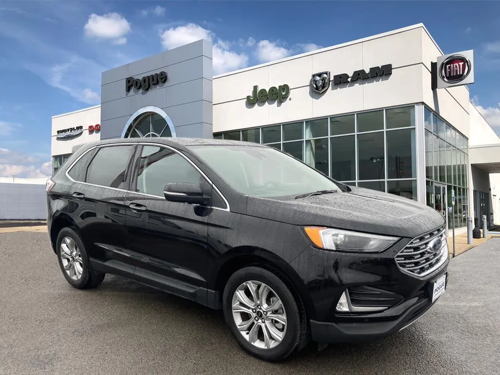 Black 2024 Ford Edge Titanium for sale in Powderly, KY