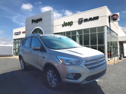 White 2017 Ford Escape Titanium for sale in Powderly, KY