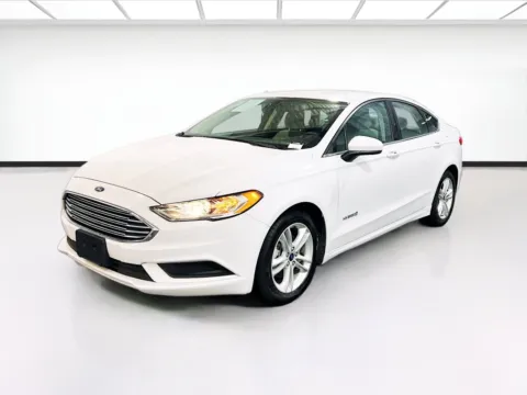 White 2018 Ford Fusion Hybrid S for sale in Chandler, AZ