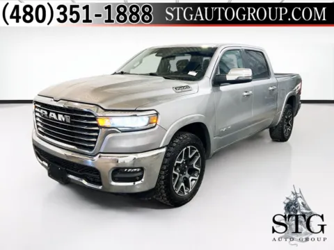 Silver 2025 Ram 1500 Laramie for sale in Chandler, AZ