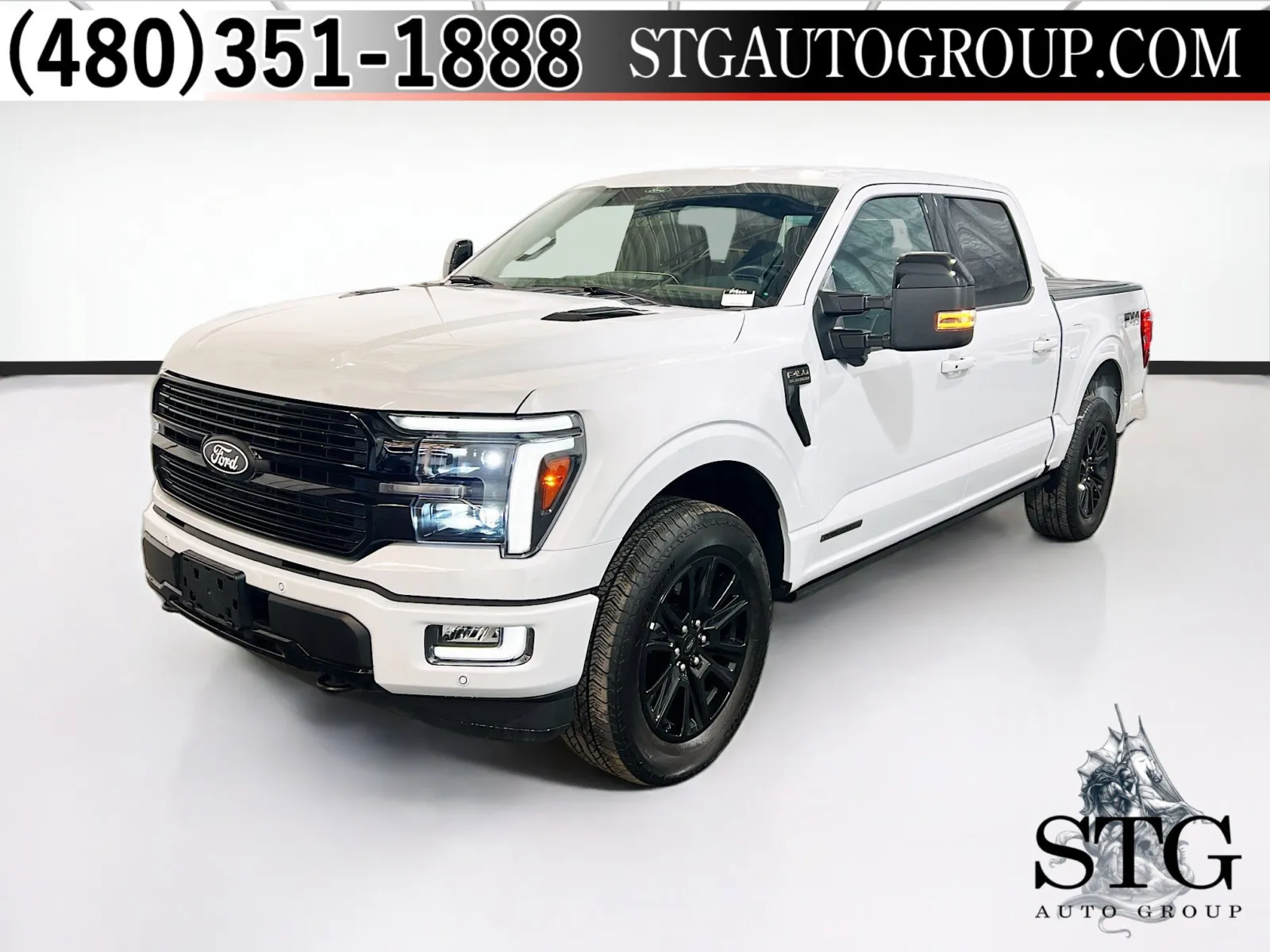 White 2025 Ford F-150 Platinum for sale in Chandler, AZ