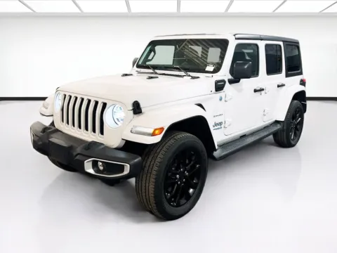 White 2021 Jeep Wrangler 4xe Unlimited Sahara for sale in Chandler, AZ