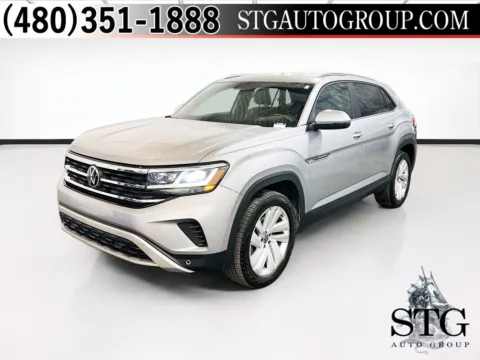 Silver 2021 Volkswagen Atlas Cross Sport 2.0T SE w/Technology for sale in Chandler, AZ