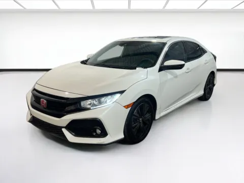Beige 2019 Honda Civic Hatchback EX for sale in Chandler, AZ