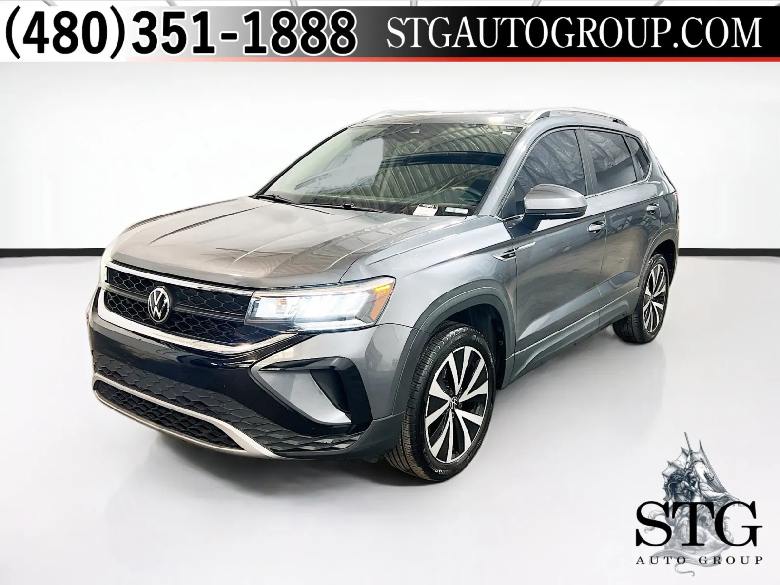 Gray 2022 Volkswagen Taos SE for sale in Chandler, AZ