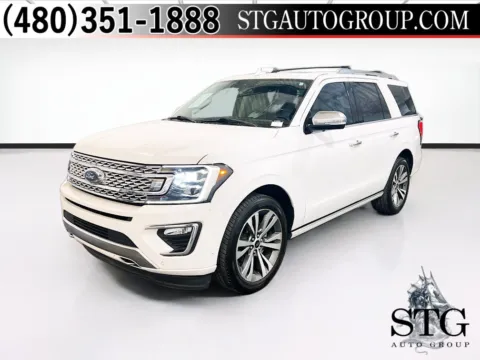 White 2020 Ford Expedition Platinum for sale in Chandler, AZ