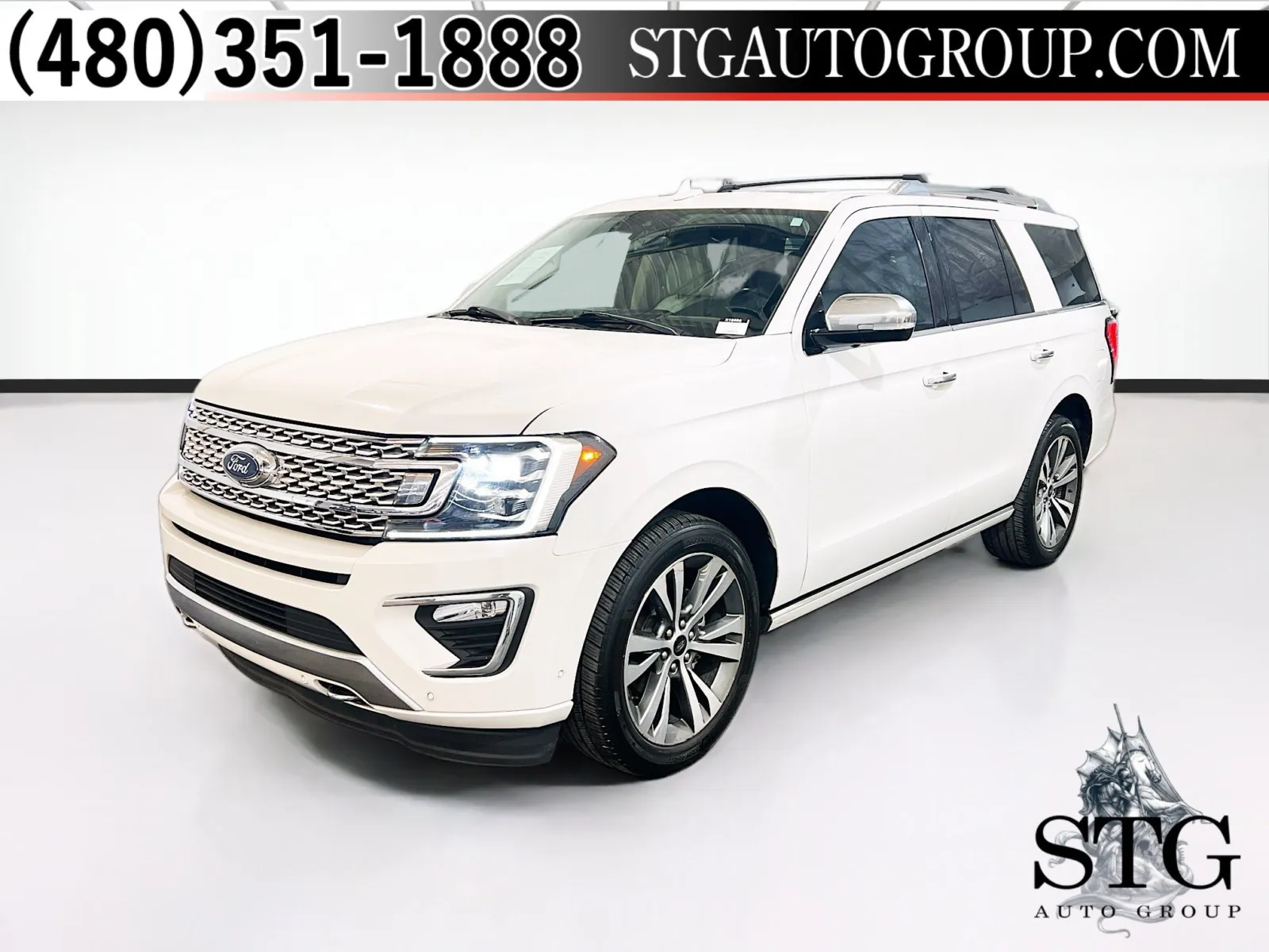 White 2020 Ford Expedition Platinum for sale in Chandler, AZ