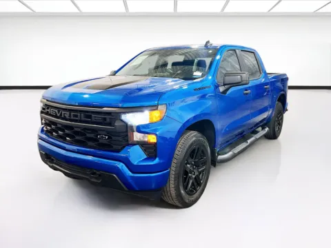 Blue 2023 Chevrolet Silverado 1500 Custom for sale in Chandler, AZ