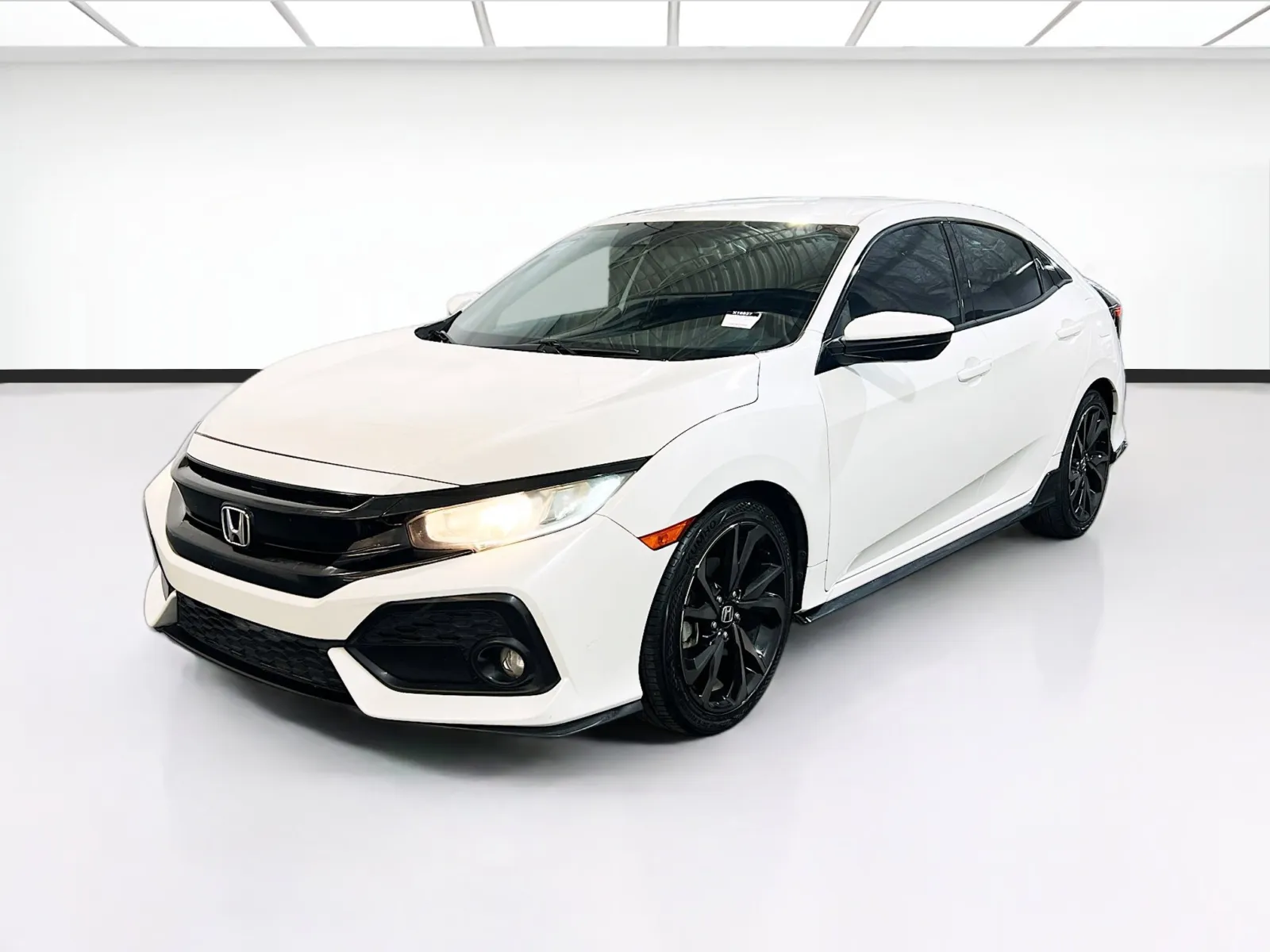White 2019 Honda Civic Hatchback Sport for sale in Chandler, AZ