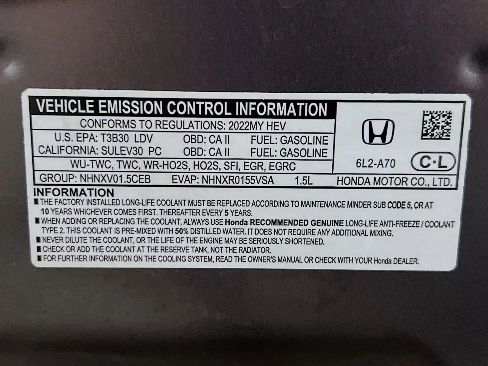 2022 Honda Insight Touring - Photo 22
