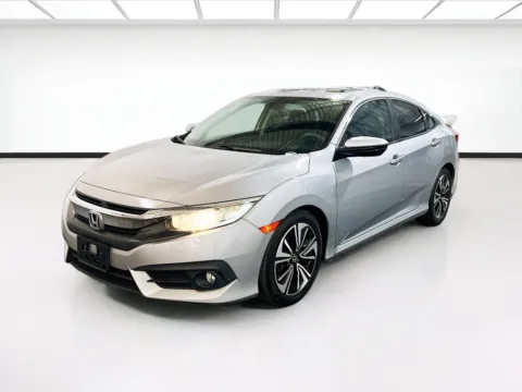 Silver 2016 Honda Civic Sedan EX-T for sale in Chandler, AZ