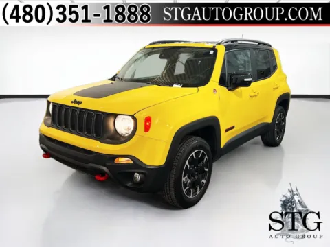 Yellow 2023 Jeep Renegade Trailhawk for sale in Chandler, AZ
