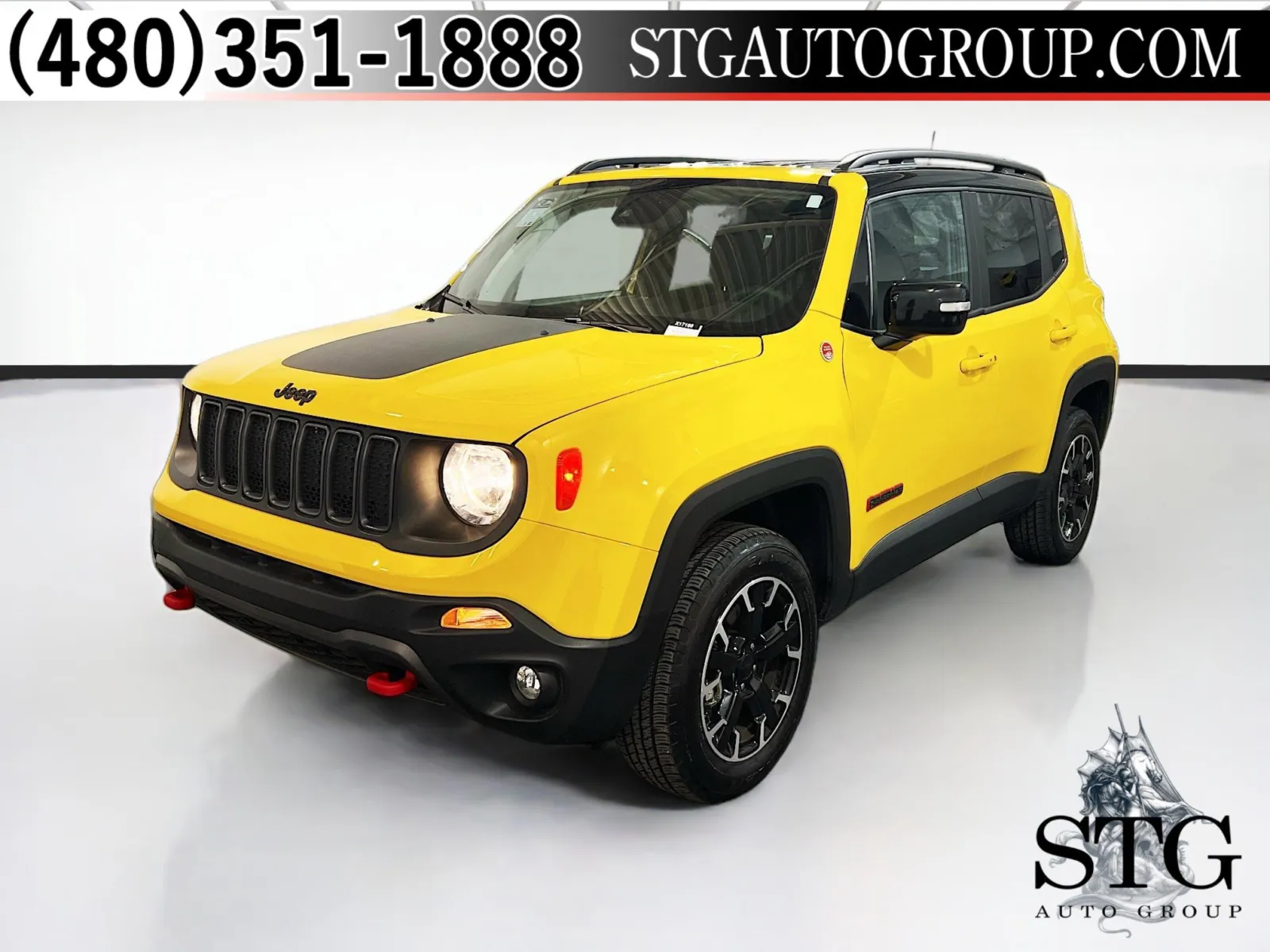Yellow 2023 Jeep Renegade Trailhawk for sale in Chandler, AZ