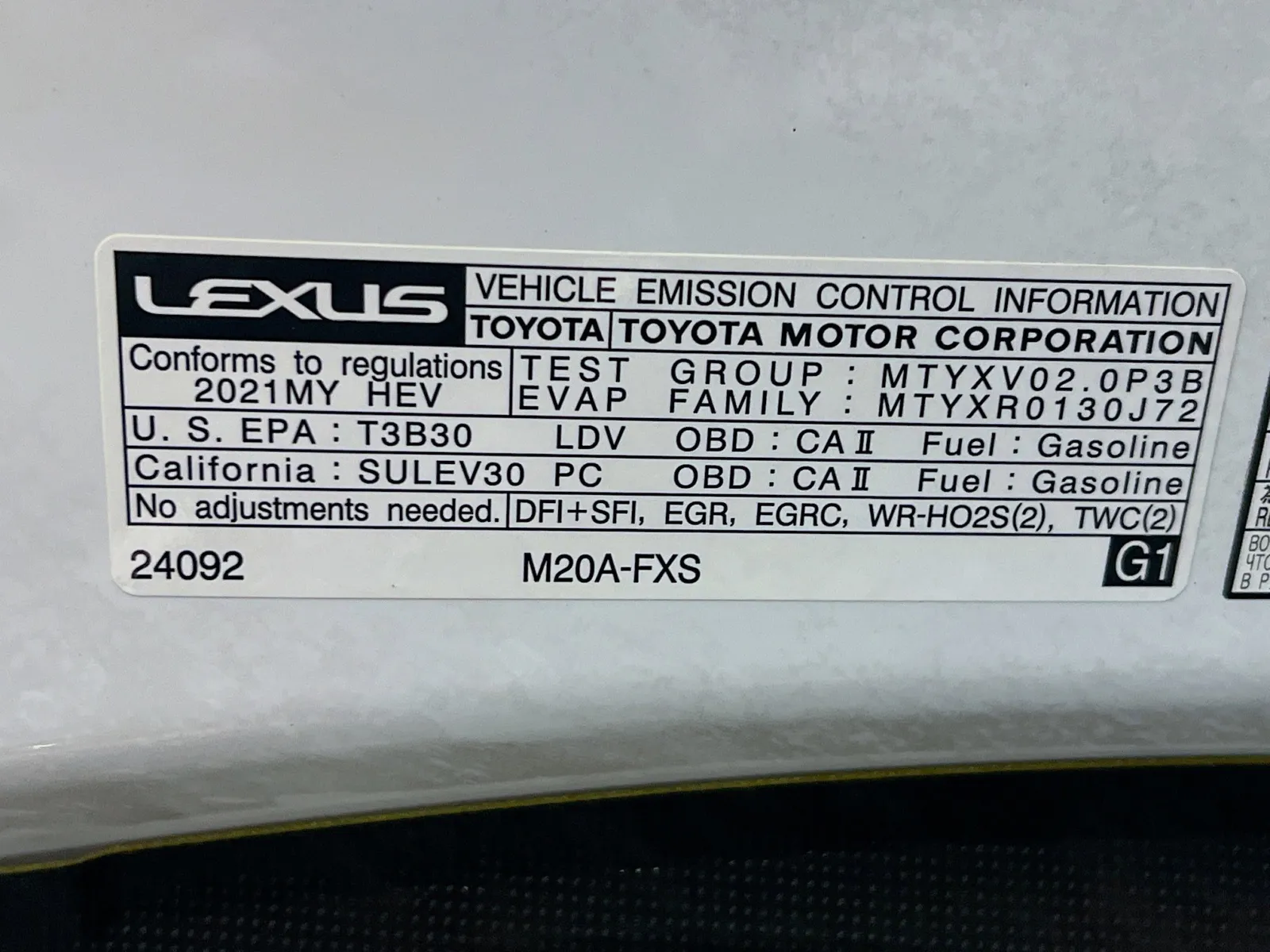 2021 Lexus UX Hybrid 250h - Photo 21
