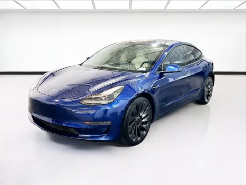 Blue 2022 Tesla Model 3 Performance for sale in Chandler, AZ