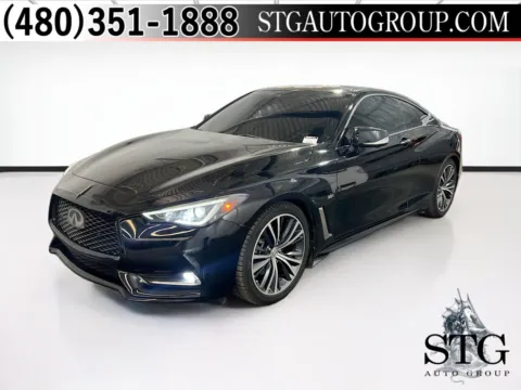 Black 2018 INFINITI Q60 3.0t LUXE for sale in Chandler, AZ