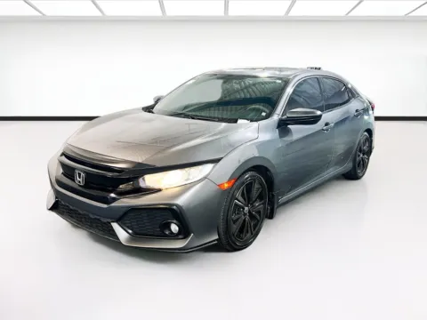 Silver 2018 Honda Civic Hatchback EX for sale in Chandler, AZ