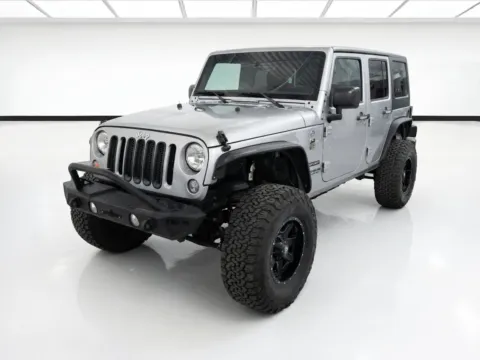 Silver 2017 Jeep Wrangler Unlimited Sport for sale in Chandler, AZ
