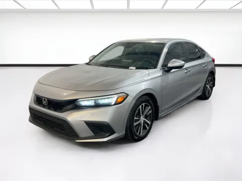 Silver 2022 Honda Civic Hatchback LX for sale in Chandler, AZ