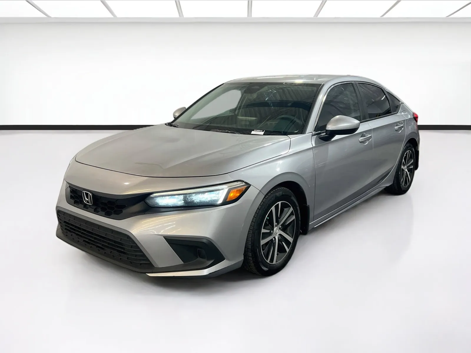 Silver 2022 Honda Civic Hatchback LX for sale in Chandler, AZ