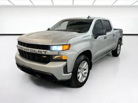 Silver 2020 Chevrolet Silverado 1500 Custom for sale in Chandler, AZ