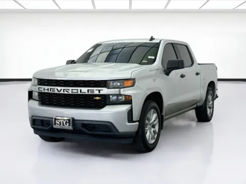 Silver 2020 Chevrolet Silverado 1500 Custom for sale in Chandler, AZ