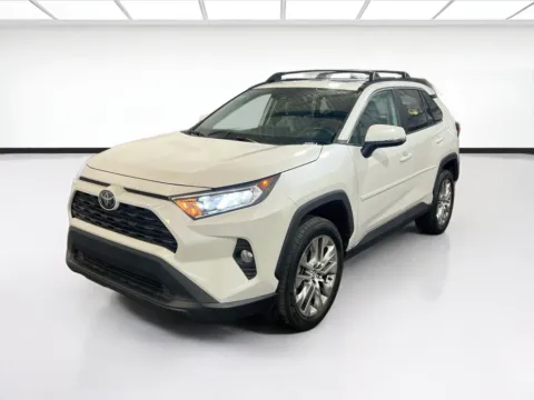 White 2021 Toyota RAV4 XLE Premium for sale in Chandler, AZ