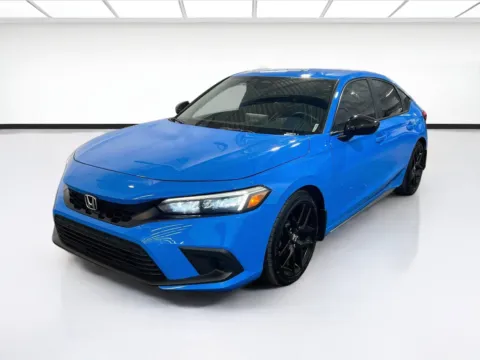 Blue 2024 Honda Civic Hatchback Sport for sale in Chandler, AZ