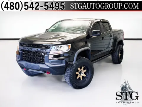 Black 2021 Chevrolet Colorado 4WD ZR2 for sale in Chandler, AZ