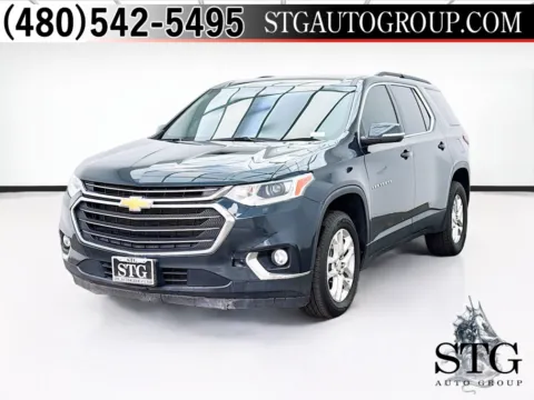 Gray 2021 Chevrolet Traverse LT Cloth for sale in Chandler, AZ