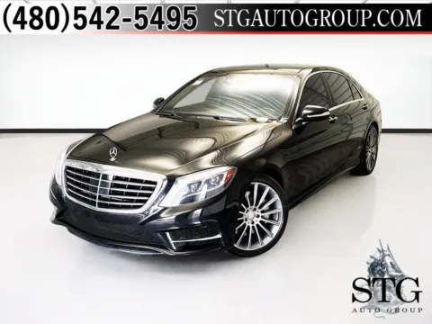 Black 2015 Mercedes-Benz S-Class S 550 for sale in Chandler, AZ