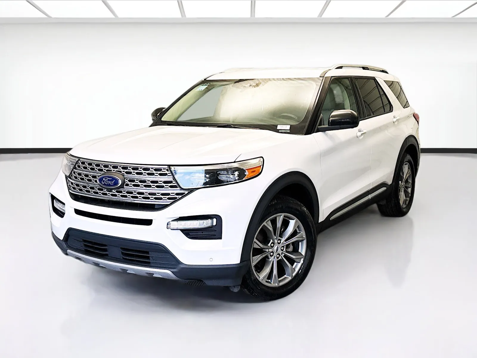 White 2023 Ford Explorer Limited for sale in Chandler, AZ