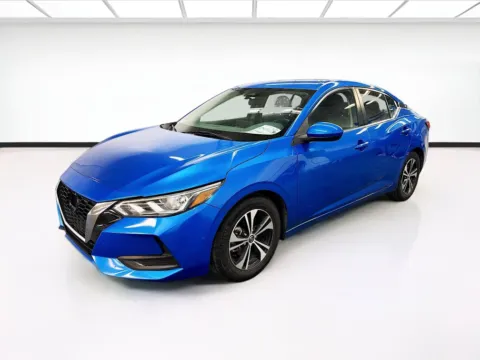 Blue 2021 Nissan Sentra SV for sale in Chandler, AZ