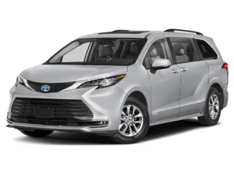 Black 2021 Toyota Sienna XLE for sale in Chandler, AZ