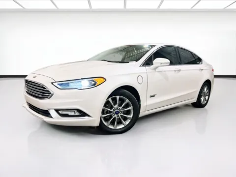 White 2018 Ford Fusion Energi Titanium for sale in Chandler, AZ