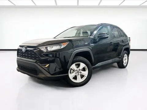Black 2021 Toyota RAV4 Hybrid LE for sale in Chandler, AZ