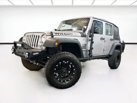 Silver 2017 Jeep Wrangler Unlimited Sport for sale in Chandler, AZ