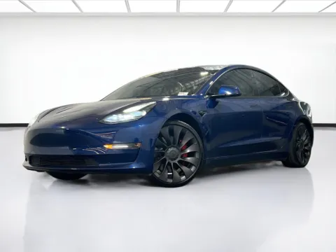 Blue 2021 Tesla Model 3 Performance for sale in Chandler, AZ