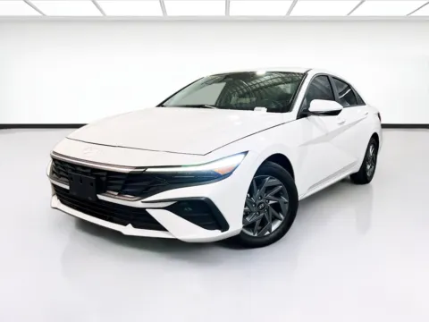 White 2024 Hyundai Elantra Hybrid Blue for sale in Chandler, AZ