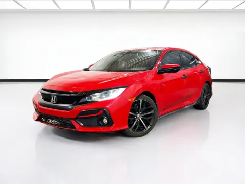 Red 2021 Honda Civic Hatchback Sport for sale in Chandler, AZ