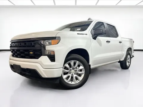 White 2022 Chevrolet Silverado 1500 Custom for sale in Chandler, AZ